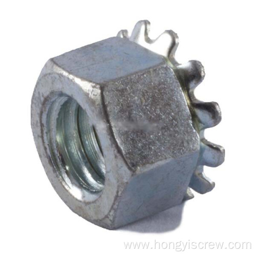 Stainless Steel External Tooth Washer Keps K-Lock Nut